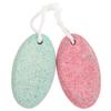 HONITANO 2Pcs Double-Sided Volcanic Foot Pumice Stones with Storage Box Portable Dead Skin Remover Callus Scrubber for Smooth Feet Relaxation Massage Tool to Promote Random Color view 1