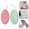 HONITANO 2Pcs Double-Sided Volcanic Foot Pumice Stones with Storage Box Portable Dead Skin Remover Callus Scrubber for Smooth Feet Relaxation Massage Tool to Promote Random Color view 3