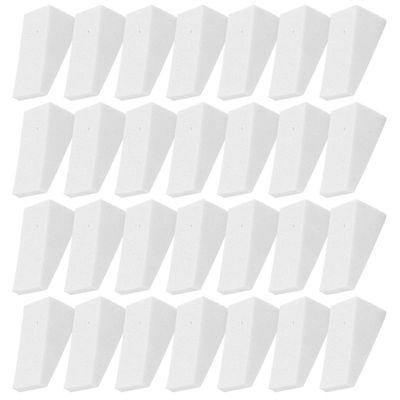 ABOOFAN 50Pcs Small Makeup Sponge Triangular Cosmetic Applicator Sponges for Liquid Foundation Powder Cream Wet and Dry Use Breathable Face Blender Makeup Supplies