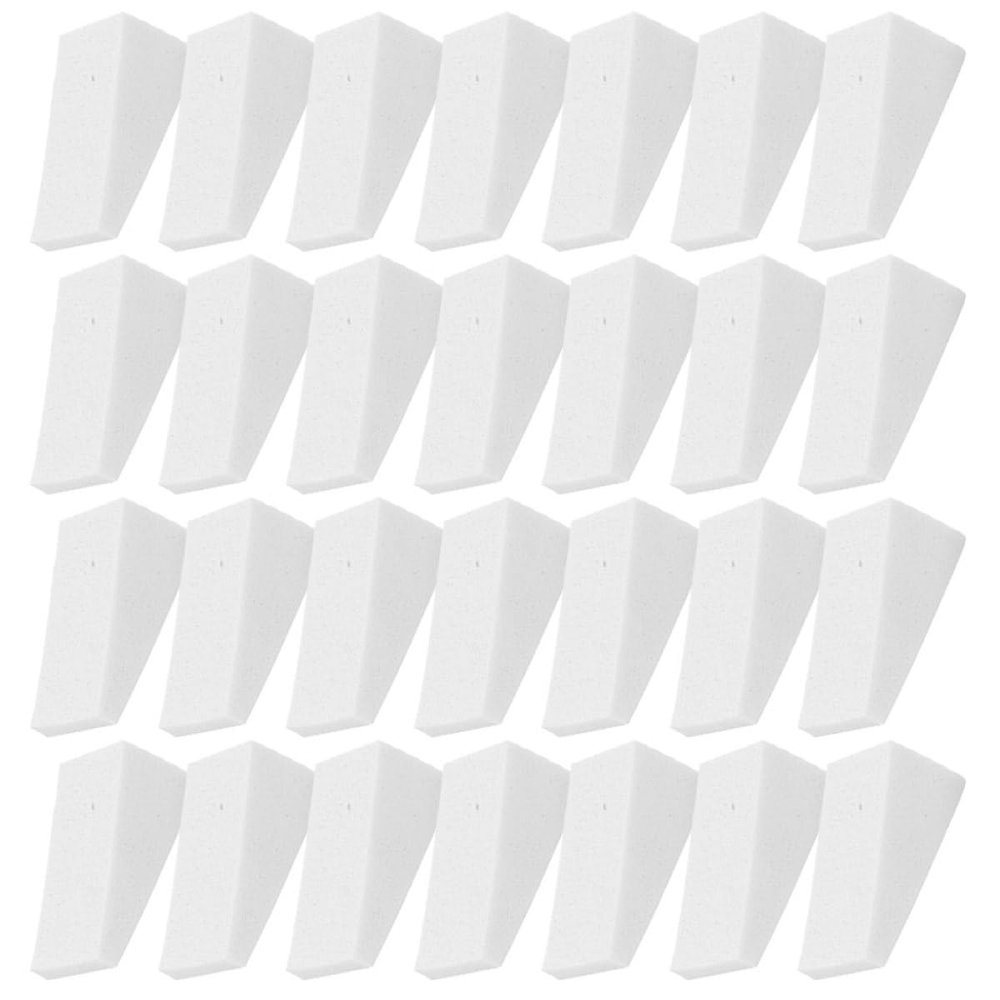 ABOOFAN 50Pcs Small Makeup Sponge Triangular Cosmetic Applicator Sponges for Liquid Foundation Powder Cream Wet and Dry Use Breathable Face Blender Makeup Supplies