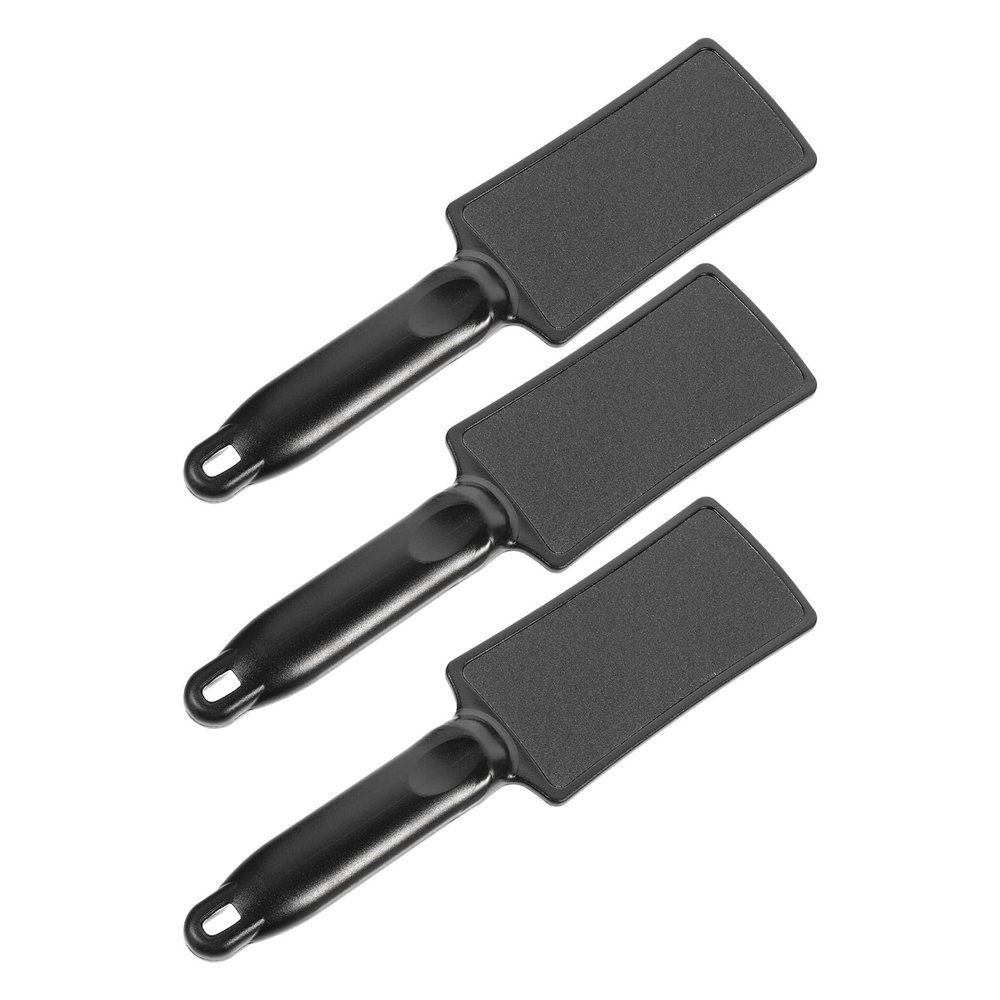 ABOOFAN 3pcs Double-Sided Foot Files Callus Removers Foot Rasps for Dead Skin Removal Professional Pedicure Tools Ergonomic Design with Hanging for Home and Salon Use