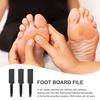 ABOOFAN 3pcs Double-Sided Foot Files Callus Removers Foot Rasps for Dead Skin Removal Professional Pedicure Tools Ergonomic Design with Hanging for Home and Salon Use view 4