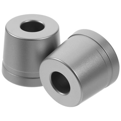 HAMPPLIES 2pcs Aluminum Razor Stand for Men Manual Shaving Base with Wear-resistant Design Small Portable Holder for Bathroom Countertops and Beard Cleaning Storage