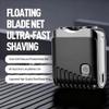 Mini Electric Shaver, Dual Head Waterproof Rechargeable Razor, Powerful Wet and Dry Mini Razor, Rechargeable for Comfortable Rotary Shaving for Home Travel (Orange) view 4