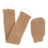ABOOFAN 2pcs Ramie Jute Bathing Gloves and Back Scrubber Reusable Exfoliating Body Scrubber for Deep Cleansing Double-sided Bath Towel for Smooth Skin Suitable for Arms Legs Chest and Back view 1