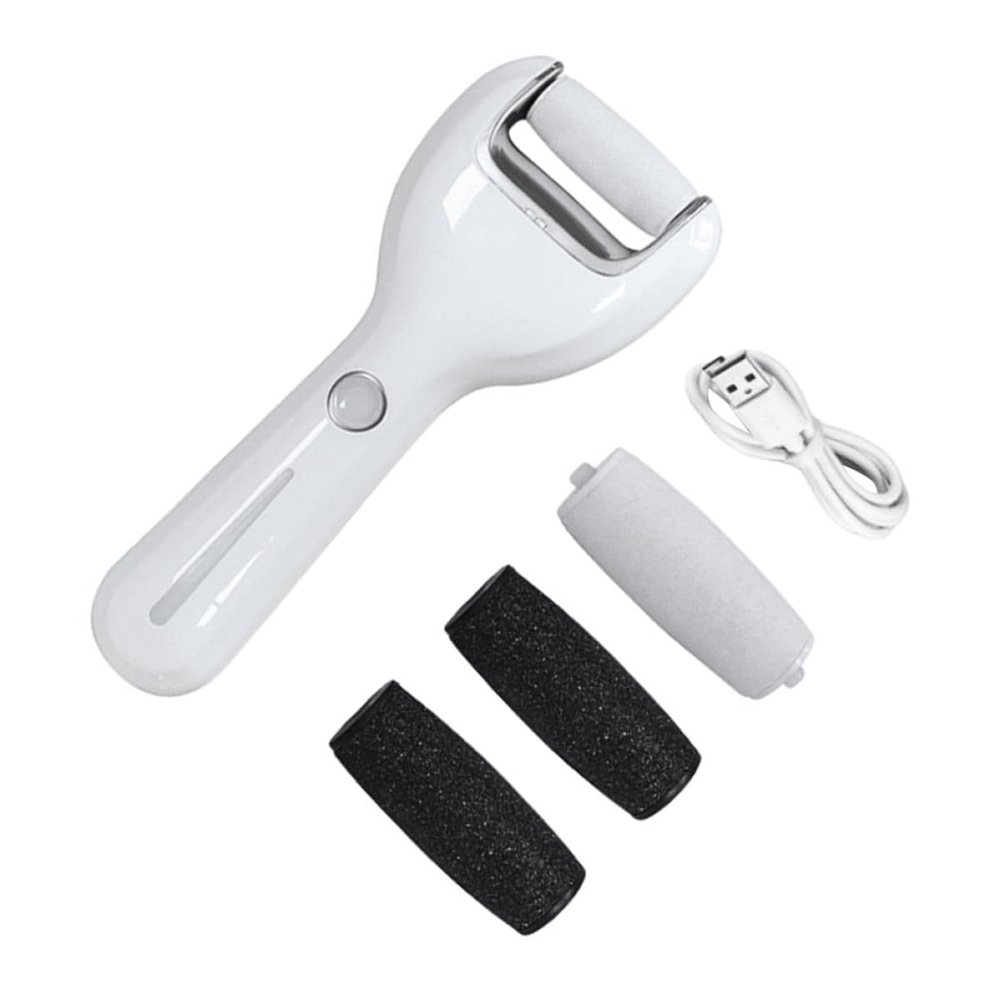ABOOFAN Electric Foot File Callus Remover with Two Gears for Pedicure Ergonomic Handle Safe Dead Skin Heel Callus Remover for Men and Women Easy to Use and Clean