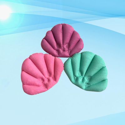 ABOOFAN 3Pcs Inflatable Bath Pillow with Suction Cups for Spa and Bathtub Support Soft Fabric Surface Easy to Store Material Random Colors for Home Bathroom Relaxation Random Color