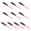 ABOOFAN 10PCS Double-Sided Foot Files Callus Remover Ergonomic Portable Foot Scraper Sandpaper Pedicure Tool for Smooth Skin Home Use Random Color Random Color view 1