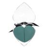 ABOOFAN 1 Box Heart Shape Cosmetic Sponge Dark Green Makeup Eggs for Wet and Dry Use Soft Flocking Beauty Puff for Even Foundation Powder Concealer Application and Versatile Makeup Tool view 1