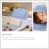 Alipis 2Pcs Bathtub Pillows Headrest with Suction Cups for Soaking Tub Neck and Shoulder Support Bath Cushions in Blue and White Soft Breathable Compact and Easy to Clean Spa Accessories view 3