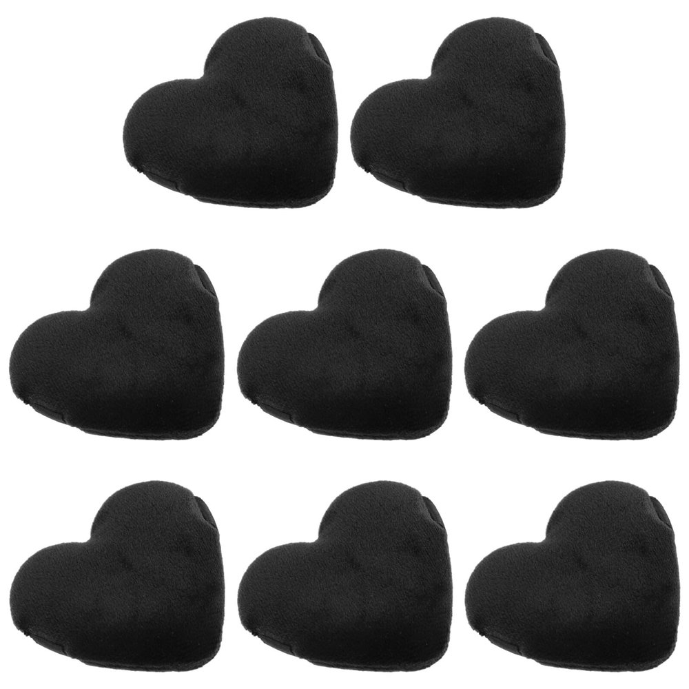 ABOOFAN 8pcs Heart Shaped Powder Puff Soft Makeup Tool for Foundation Loose Powder Concealer Blush Highlighter Application