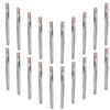 GALPADA 20Pcs Man-made Fiber Lipstick Applicators with Handles Portable Transparent Crystal Rod Lip Mask Brushes for Women Travel-friendly Multi-use Cosmetic Tool view 1