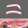 3Pcs Lip Mapping Ruler Lips Shaping Ruler Pmu 1 Minute Fast Drawing Design Lip Easy Tool Microblading Permanent Mekup Stencils Reuse view 2