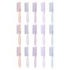 ABOOFAN 15Pcs Handle Grip Nail Brush with Flexible Bristles for Fingernail and Toenail Cleaning Gentle Manicure and Pedicure Scrub Brushes with Comfortable Handles Multi-color Transparent view 1
