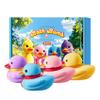 Yruioon Adorable Duck Shaped Bath Bombs (4-Pack), Flower Scented Fizzies for a Fun and Moisturizing Bath, Great Gift for Kids and Moms Blue One Size view 1