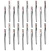ABOOFAN 20Pcs Lip Brush with Handles and Soft Man-made Fiber Bristles Portable Transparent Crystal Rod Cosmetic Applicators for Eyeshadow and Lipstick Makeup Tool view 1