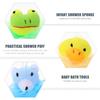 ABOOFAN 4Pcs Cartoon Animal Bath Pouf Soft Shower Loofah Sponges Comfortable Exfoliating Mesh Bath Balls for Newborns view 3