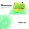 ABOOFAN 4Pcs Cartoon Animal Bath Pouf Soft Shower Loofah Sponges Comfortable Exfoliating Mesh Bath Balls for Newborns view 4