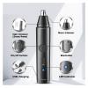 Compatible With VGR V-613 2-in-1 Electric Hair Removal Appliance IPX5 Waterproof Rechargeable Ear, Nose & Eyebrow Trimmer view 3