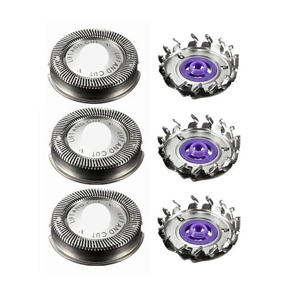 Blade 3 Pcs Replacement Shaver Head For Compatible For Philips HQ3 HQ4 HQ55 HQ56 HQ6900 HQ6868 HQ5812 HQ6874 Razor Blade(1set)