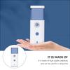 ABOOFAN Portable Nanometer Facial Steamer USB Rechargeable Cool Mist Sprayer for Deep Skin Hydration and Oil Balance Handheld Face Moisturizing Device for Home and Travel Use view 2