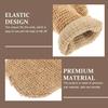 Unomor 2PCS Jute Exfoliating Shower Gloves for Bath and Body Scrubbing Back Scrubber Gloves for Softening Skin and Dead Cell Removal Comfortable Double-Sided Hand Mitts view 4
