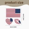 30Pcs American Flag Tattoos, Patriotic American Temporary Face Stickers Set, Flag Removable Tattoos for Men Women, Party Face Body Accessories, Decorations Supplies view 2