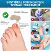 Ingrown Toenail Treatment, 50Pcs Ingrown Toenail Removal Kit with File and Lifter, Professional and Fast Acting view 3