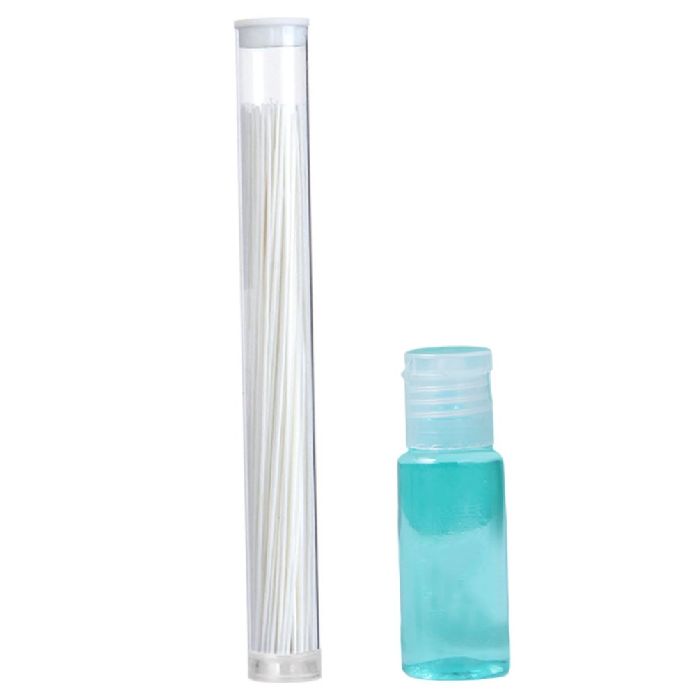 Wedhapy Earring Cleaner for Pierced Ears Ear Hole Cleaner, 25ml Piercing Solution & 70 Ear Holes Cleaning Line Floss Set Aftercare Odor Removal Cleaning Tool