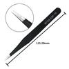 EWUROI Precision Tweezers Set all-metal anti-static tweezers Repair Tool view 2