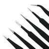 EWUROI Precision Tweezers Set all-metal anti-static tweezers Repair Tool view 4