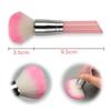 ABOOFAN Portable Nylon Fiber Makeup Brush for Blush and Powder Ergonomic Handle Cosmetic Tool for Daily and Professional Use Fluffy Soft Blending Brush for Gentle Highlighting and Buffing view 2