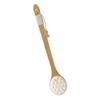 ABOOFAN Long Handle Bath Brush Handheld Scrubber with Ergonomic Design for Comfortable Back and Body Exfoliating White Shower Brush with Hanging for Easy Storage and Massage Cleaning view 1