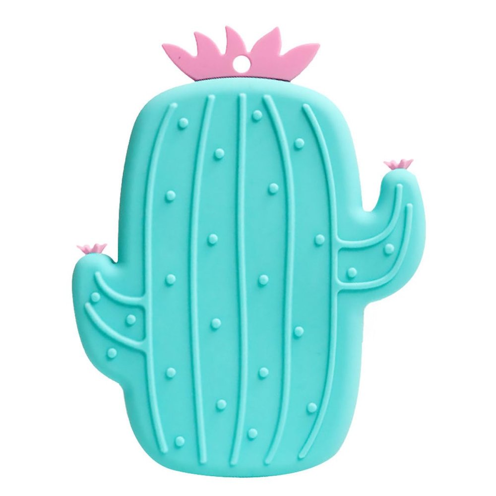 ABOOFAN Light Green Cactus Shower Brush Back Scrubber Soft Silicone Bath Body Exfoliator Back Massage Tool for Men Women Deep Cleansing Skin Care Spa
