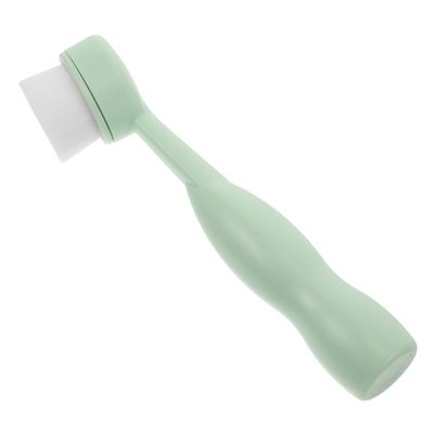 ABOOFAN Gentle Manual Face Cleansing Brush with Ergonomic Handle for Deep Facial Exfoliation and Sensitive Skin Lightweight Portable Facial Scrubber for Travel and Daily Use Gift for Skin
