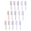 TOVINANNA 15Pcs Handle Grip Nail Cleaning Brushes with Flexible Bristles for Fingernail and Toenail Dirt Removal Gentle Scrub Hand Cleaner with Hanging Bright Transparent Colors for Bathroom view 1