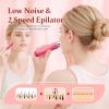Epilator,2 in 1Epilator for Women Rechargeable,Womens Electric Shaver with LED Light,Rechargeable,Hair Removal for Women Legs/Face/Bikini/Arms,Smooth Epilator Trimmer Travel Kit Set Upgrade view 2