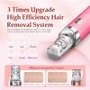 Epilator,2 in 1Epilator for Women Rechargeable,Womens Electric Shaver with LED Light,Rechargeable,Hair Removal for Women Legs/Face/Bikini/Arms,Smooth Epilator Trimmer Travel Kit Set Upgrade view 4