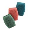 ABOOFAN 3 Pcs Silicone Shower Brushes Exfoliating Bath Scrubbers for Body Cleaning Spa Experience Food-Grade Material Hygienic Back Scrubber with Red Green Blue for Home Bathroom view 1