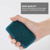 ABOOFAN 3 Pcs Silicone Shower Brushes Exfoliating Bath Scrubbers for Body Cleaning Spa Experience Food-Grade Material Hygienic Back Scrubber with Red Green Blue for Home Bathroom view 4