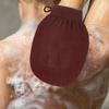 ABOOFAN Exfoliating Bath Mitt for Sensitive Skin Reusable Shower Glove Dead Skin Remover Gentle Body Scrubber Glove for Comfortable Deep Cleansing view 4