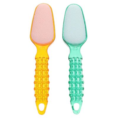 ABOOFAN 2pcs Stainless Steel Pedicure Foot File Callus Remover Double-Sided Rasp for Dead Skin Removal Portable Foot Care Tool for Smooth Heels at Home