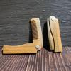 Beard Comb - Folding Beard Comb,Wooden, Anti-Static for, Cleaner, Folding Pocket & Mustache Brush for Men view 2