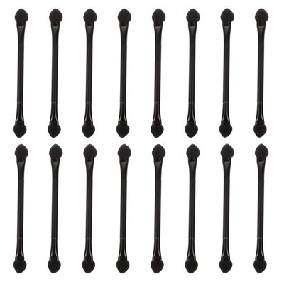 ABOOFAN 30Pcs Dual-ended Eyeshadow Applicators Soft Sponge Makeup Brushes for Women Lightweight Cosmetic Eye Makeup Tools for Blending and Face Painting