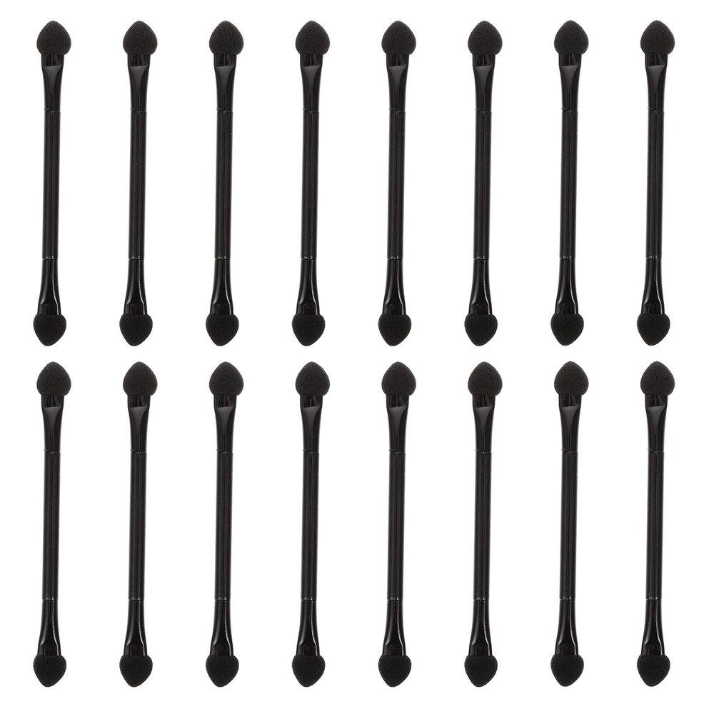 ABOOFAN 30Pcs Dual-ended Eyeshadow Applicators Soft Sponge Makeup Brushes for Women Lightweight Cosmetic Eye Makeup Tools for Blending and Face Painting