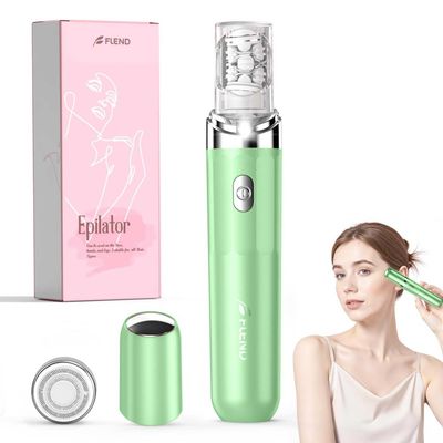 Epilator,2 in 1Epilator for Women Rechargeable,Womens Electric Shaver with LED Light,Rechargeable,Hair Removal for Women Legs/Face/Bikini/Arms,Smooth Epilator Trimmer Travel Kit Set Upgrade