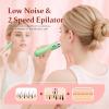 Epilator,2 in 1Epilator for Women Rechargeable,Womens Electric Shaver with LED Light,Rechargeable,Hair Removal for Women Legs/Face/Bikini/Arms,Smooth Epilator Trimmer Travel Kit Set Upgrade view 2