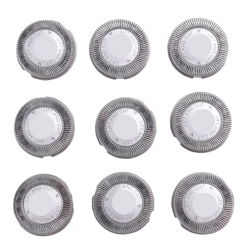 Blade 9 Pcs Replacement Shaver Head For Compatible For Philips HQ3 HQ4 HQ55 HQ56 HQ6900 HQ6868 HQ5812 HQ6874 Razor Blade(1set)