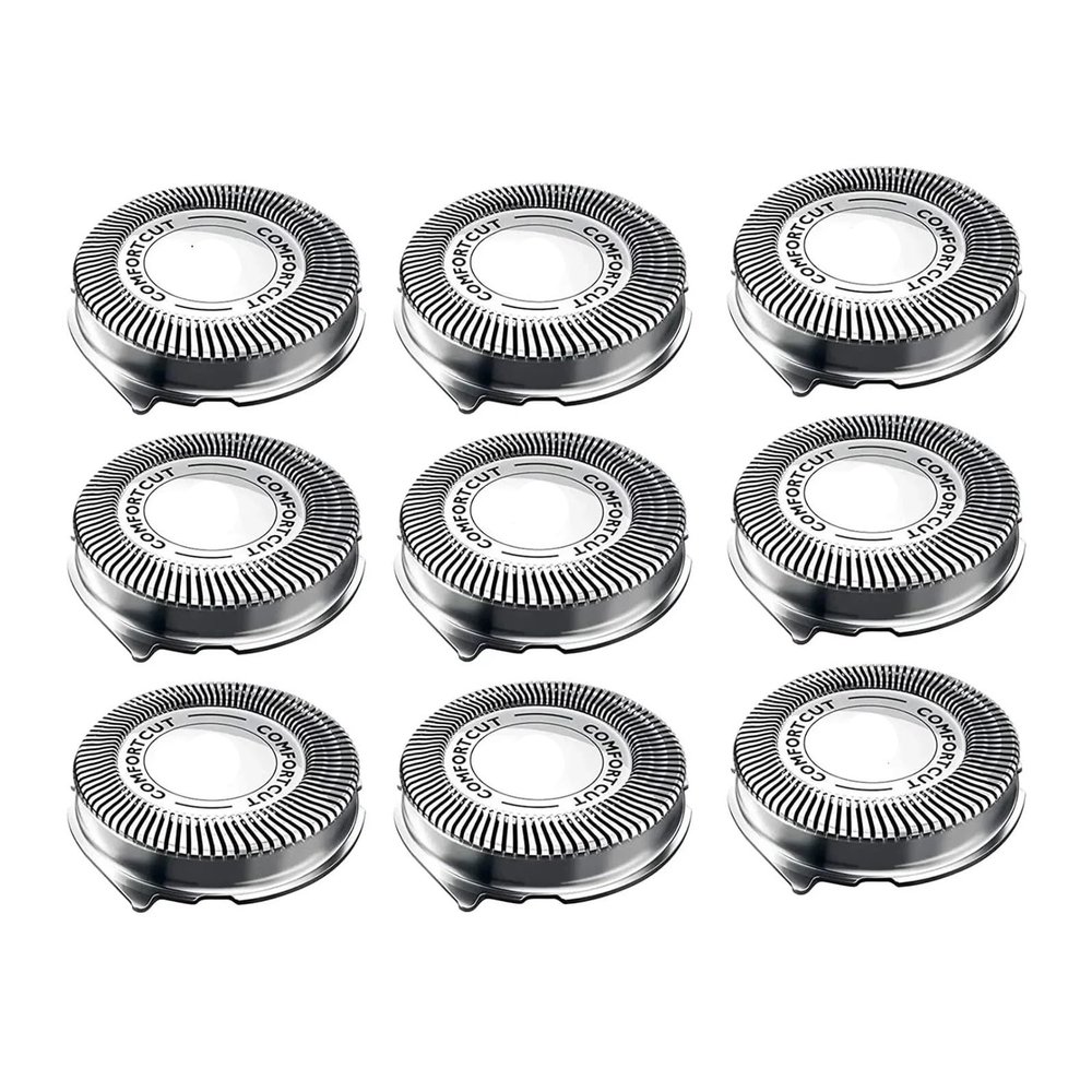 Blade SH30 Replacement Heads For Compatible For Philips Series 3000, 2000, 1000 Shavers And S738 Click And Style(3set)