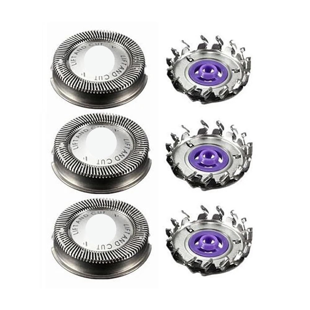 Blade 3 Pcs Replacement Shaver Head For Compatible For Philips HQ3 HQ4 HQ55 HQ56 HQ6900 HQ6868 HQ5812 HQ6874 Razor Blade(1set)